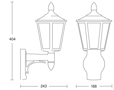 Steinel 069179   AUSSENLEUCHTE L 15 M SW 