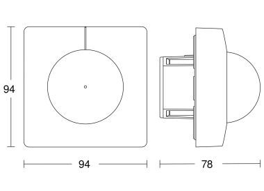     BEWEGUNGSMELDER IS 345-E KNX V3.1 DE 
