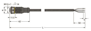 TURCK vorkonfektionierter    RKC4T-5/TXL 