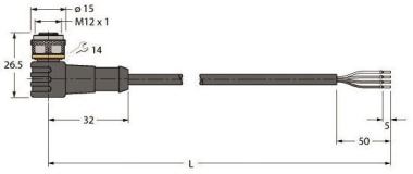 TURCK Aktuator-und         WKC4.4T-5/TXL 