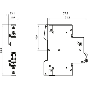 Siemens Hilfsstromschalter 1S 1Ö 5ST3010 