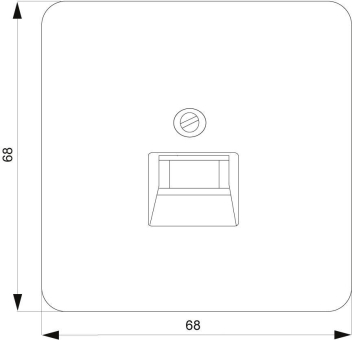 Siemens 5TG1394 DELTA style Abdeckplatte 
