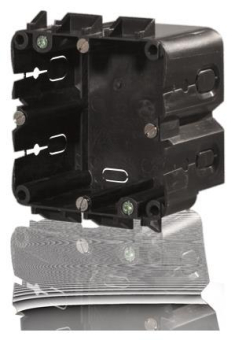 f-tronic Kabelkanaldose 1fach       E832 