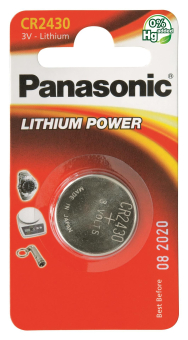 Panasonic Lithium Power      CR2430EL/1B 