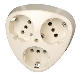 KOPP Schuko-Steckdose 3fach UP 111401004 
