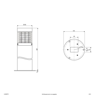 EVN Pollerleuchte anthrazit    PLR902715 