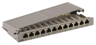 EFB Mini-Patchpanel STP 12xRJ45 37738.12 