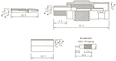 EFB Crimpbuchse BNC              52511.1 