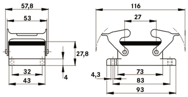 Lapp Anbaugehäuse         EPIC H-B 10 AG 