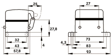Lapp Anbaugehäuse      EPIC H-B 10 AD-BO 