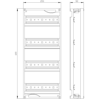 Siemens ALPHA160/400DIN,   8GK4051-4KK11 