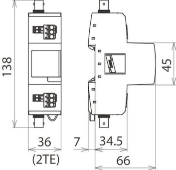 Dehn 928440 DVR BNC    DVR BNC RS485 230 