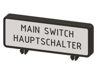 Siemens 3LD92861A Zusatzschild 