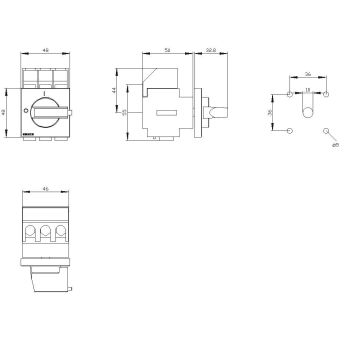 Siemens 3LD21220TK13 Not-  3LD2122-0TK13 