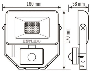 Esylux AFL BASIC LED 10W      EL10810817 