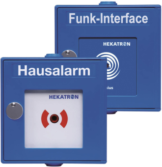 HEKATRON Funkhandtaster Blau / Interface 