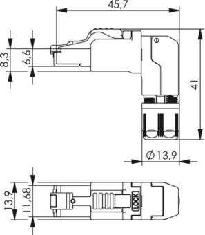TEGA MFP8 gewinkelt PROFINET J00026A4002 