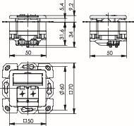 TG AMJ45 8/8 Up/50 Cat.6A    J00020A0500 