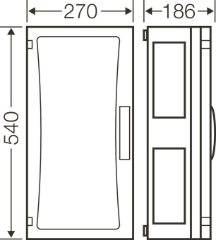 Hensel ENYSTAR Leergehäuse       FP 0340 