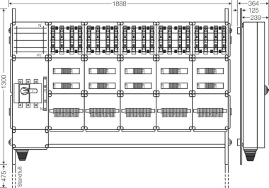 Hensel Ladeverteiler f. Mi EV 22kW 20100 