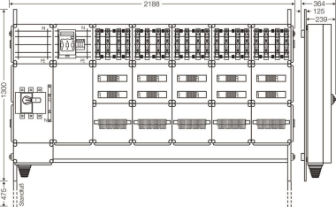 Hensel Ladeverteiler f. Mi EV 22kW 20101 