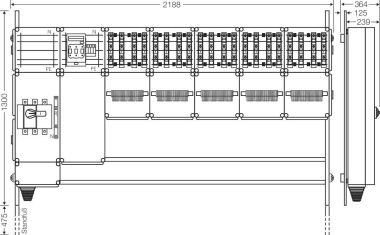 Hensel Ladeverteiler f. Mi EV 22kW 20001 