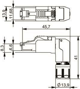 WAGO 750-979/000-013 PROFINET-Stecker, 