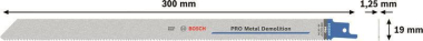 Bosch 5Säbelsägeblatt S 1225  2608657409 