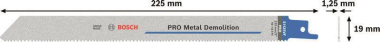 Bosch 25Säbelsägeblatt S 1125 2608657556 