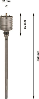 Bosch Hohlbohrkrone SDS-max-9 F00Y145197 
