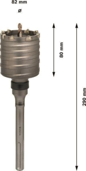 Bosch SDS-max-Hohlbohrkr.  GBH/HBK82X160 