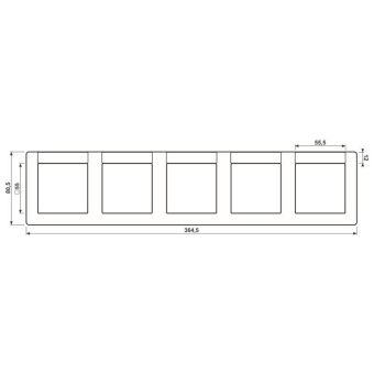 JG Rahmen 5fach            AS 5850 NA WW 