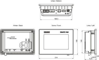 Siemens SIMATIC HMI   6AV2128-3GB06-0AX1 