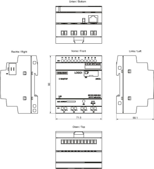 Siemens LOGO! 24 RCEo 6ED1052-2HB08-0BA2 