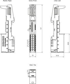 SIEM Siplus ET 200SP, 6AG1193-6BP00-7BA1 