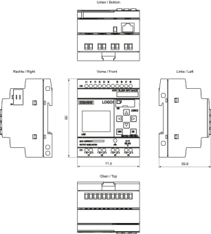 Siemens LOGO! 230RCE  6ED1052-1FB08-0BA2 
