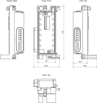 Siemens 6ES71454FF000AB0 Elektronikmodul 