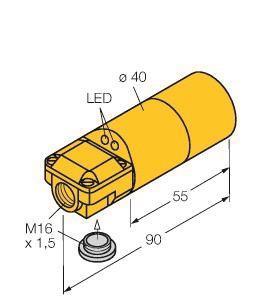 Turck Induktiver Sensor NI30-K40SR-VN4X2 