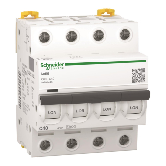 Schneider LS-Schalter iC60L 4p  A9F94440 