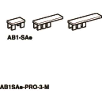 Schneider Leerschild aufrastbar   AB1SA1 