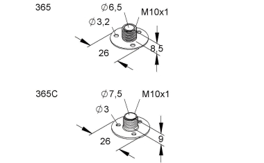 HKL Scheibennippel M10               365 