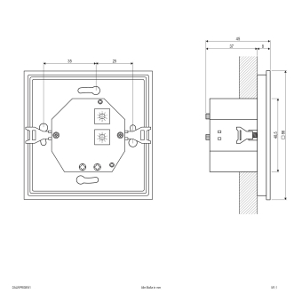 EVN DALI-Wandpanel RGB+W      DALWPRGBW1 