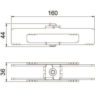 OBO LV 35 DD Längsverbinder 