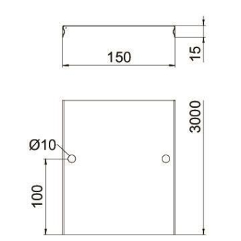 OBO DGRR 150 FT Deckel rastbar 