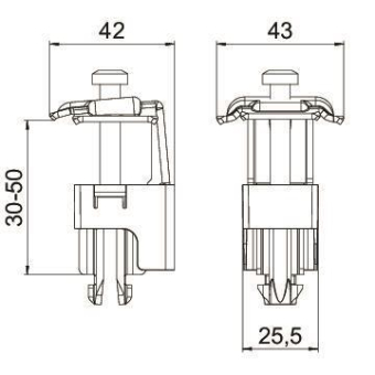 OBO KLU A2 Universalklemme 