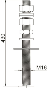 OBO isFang 3B-G3 Gewindestange f.3 