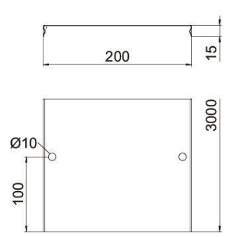 OBO DGRR 200 FT Deckel rastbar 