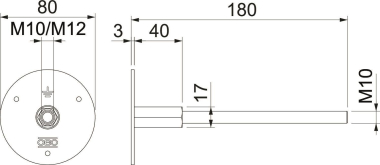 OBO 205 DG L180 FT Erdungsfestpunkt 
