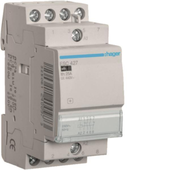 Hager Installationsschütz 25A     ESC427 