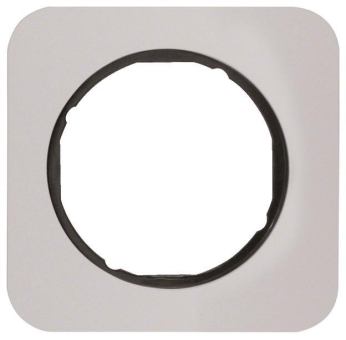 Berker Rahmen R.1 Alu/schwarz   10112184 